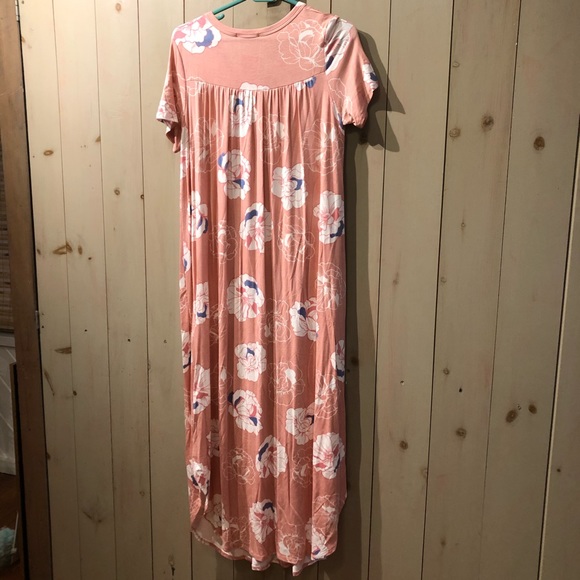 MUST GO!! NWT BRAND NEW Peach Floral Maxi Dress - MEDIUM - Picture 6 of 7